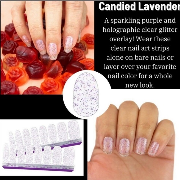 2. Color Street Nail Strips - Candied Lavender - Picture 2 of 4